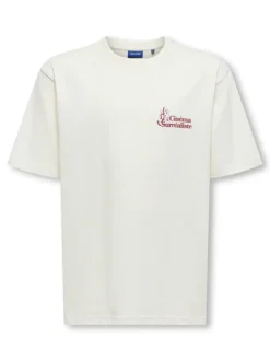 Only and Sons Junior lasten t-paita OSJFREDO RLX Cinema SS Tee, pastellinvihreä
