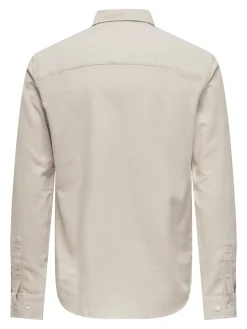 Only and Sons kauluspaita, GUDMUND SLIM SOLID Luonnonvalkoinen