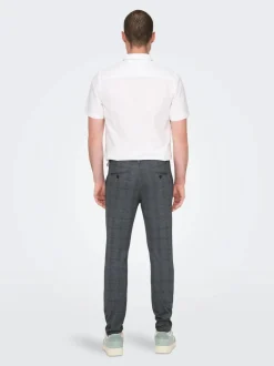 Only and Sons Miesten Chinot, MARK PANT DRESS BLUES NOS Sininen Ruutu
