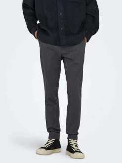 Only and Sons miesten chinot, MARK SLIM CHECK 020960 PANT Night Sky