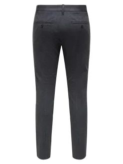 Only and Sons miesten chinot, MARK SLIM CHECK 020960 PANT Night Sky