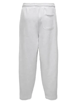 Only and Sons miesten collegehousut, ONSCERES WIDE PANT Super Light Grey Melange