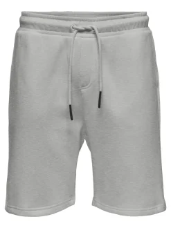 Only and Sons Miesten Collegeshortsit CERES LIFE SWEAT SHORT Keskiharmaa