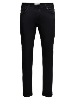 Only and Sons Miesten Farkut LOOM BLACK Musta