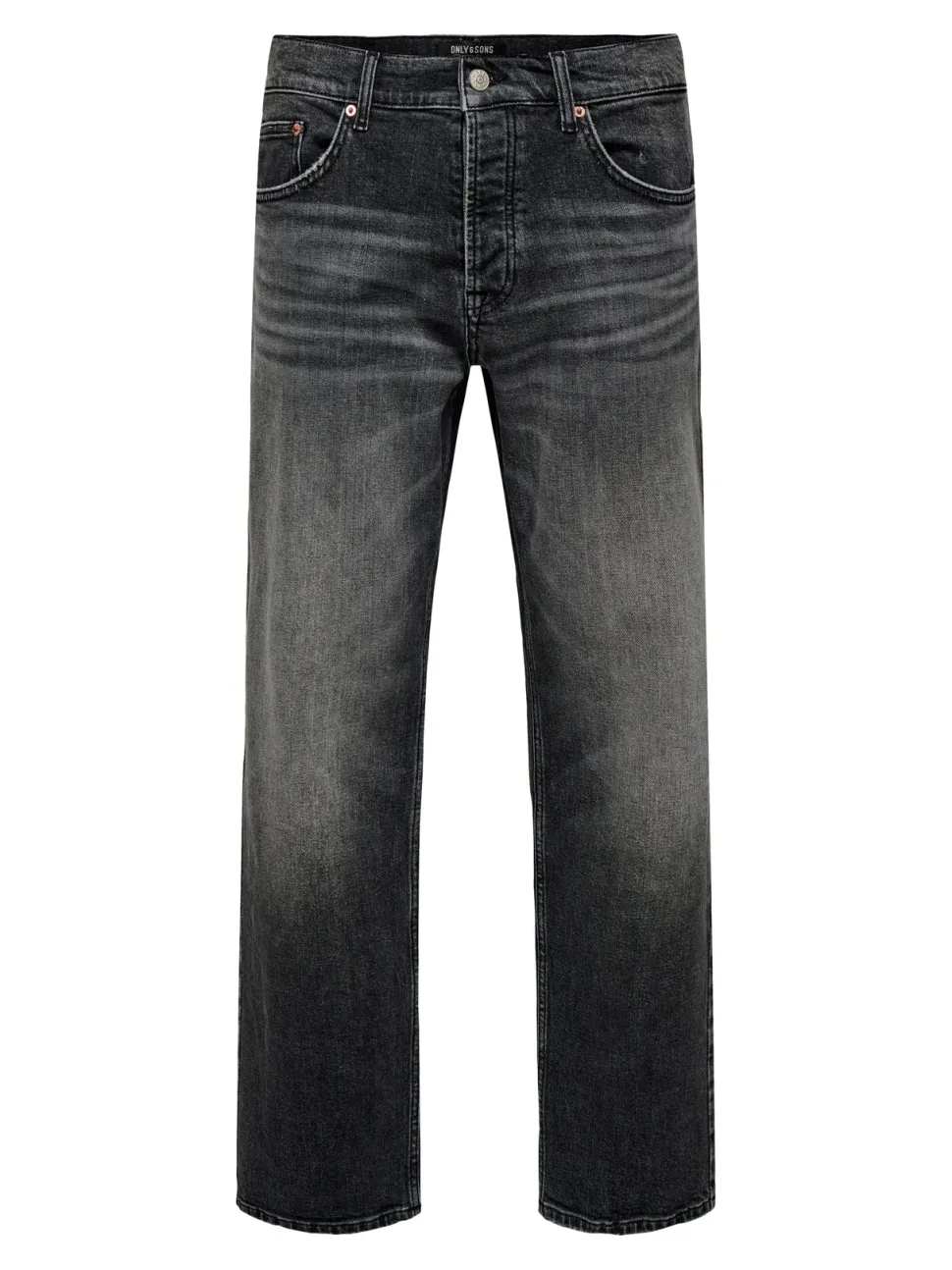 Only and Sons miesten farkut, ONSEDGE PERFORMANCE WB 3824 DOT DNM Washed Black