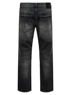 Only and Sons miesten farkut, ONSEDGE PERFORMANCE WB 3824 DOT DNM Washed Black