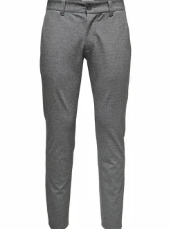 Only and Sons Miesten Housut, Mark Pant Medium Grey Melange