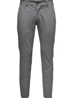 Only and Sons Miesten Housut, Mark Pant Medium Grey Melange