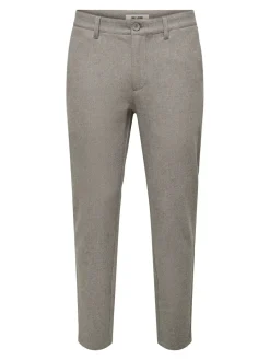 Only and Sons miesten housut, MARK SLIM BRUSHED PIQUE PANTS Falcon