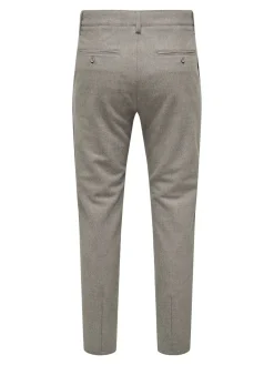 Only and Sons miesten housut, MARK SLIM BRUSHED PIQUE PANTS Falcon