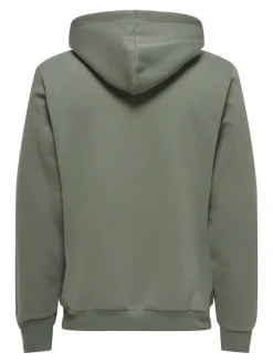 Only and Sons miesten huppari ONSCERES Hoodie Sweat, Castor Gray