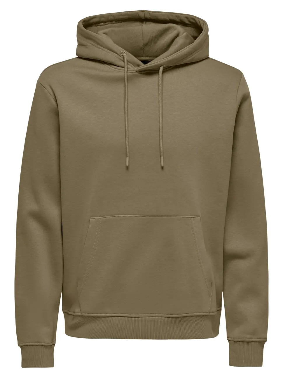 Only and Sons Miesten Huppari, ONSCONNOR REG SWEAT HOODIE NOS Tumma Kameli