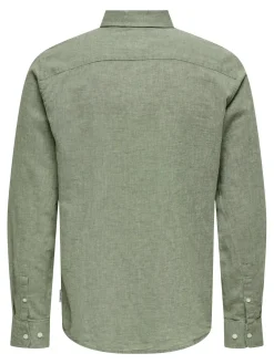 Only and Sons miesten kauluspaita, CAIDEN LIFE REG Swamp