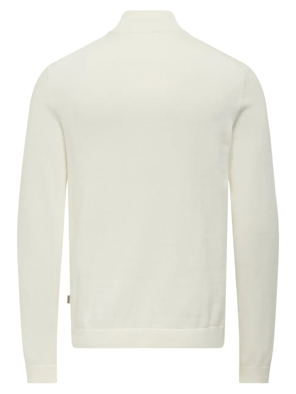 Only and Sons miesten neule, ALEX REG HALZ ZIP Valkoinen