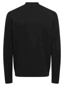 Only and Sons miesten neuletakki ONSTING LIFE REG LS CARDIGAN KNIT NOOS, musta