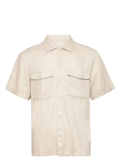 Only and Sons miesten paita, KARI SHIRT VISC LINEN Hiekka