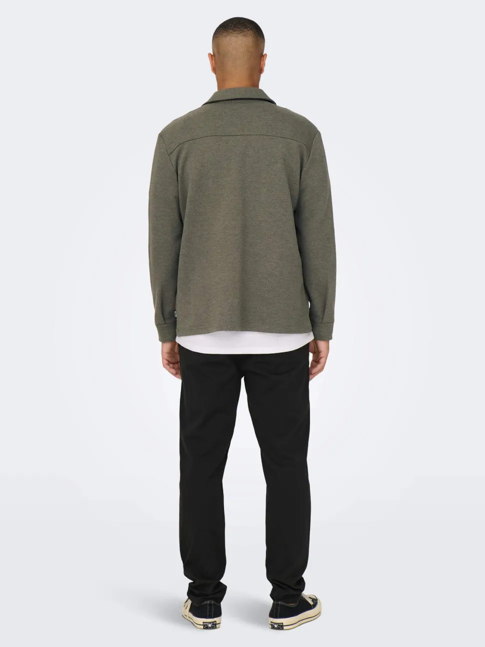 Only and Sons miesten paita, KODYL OVERSHIRT Armeijanvihreä
