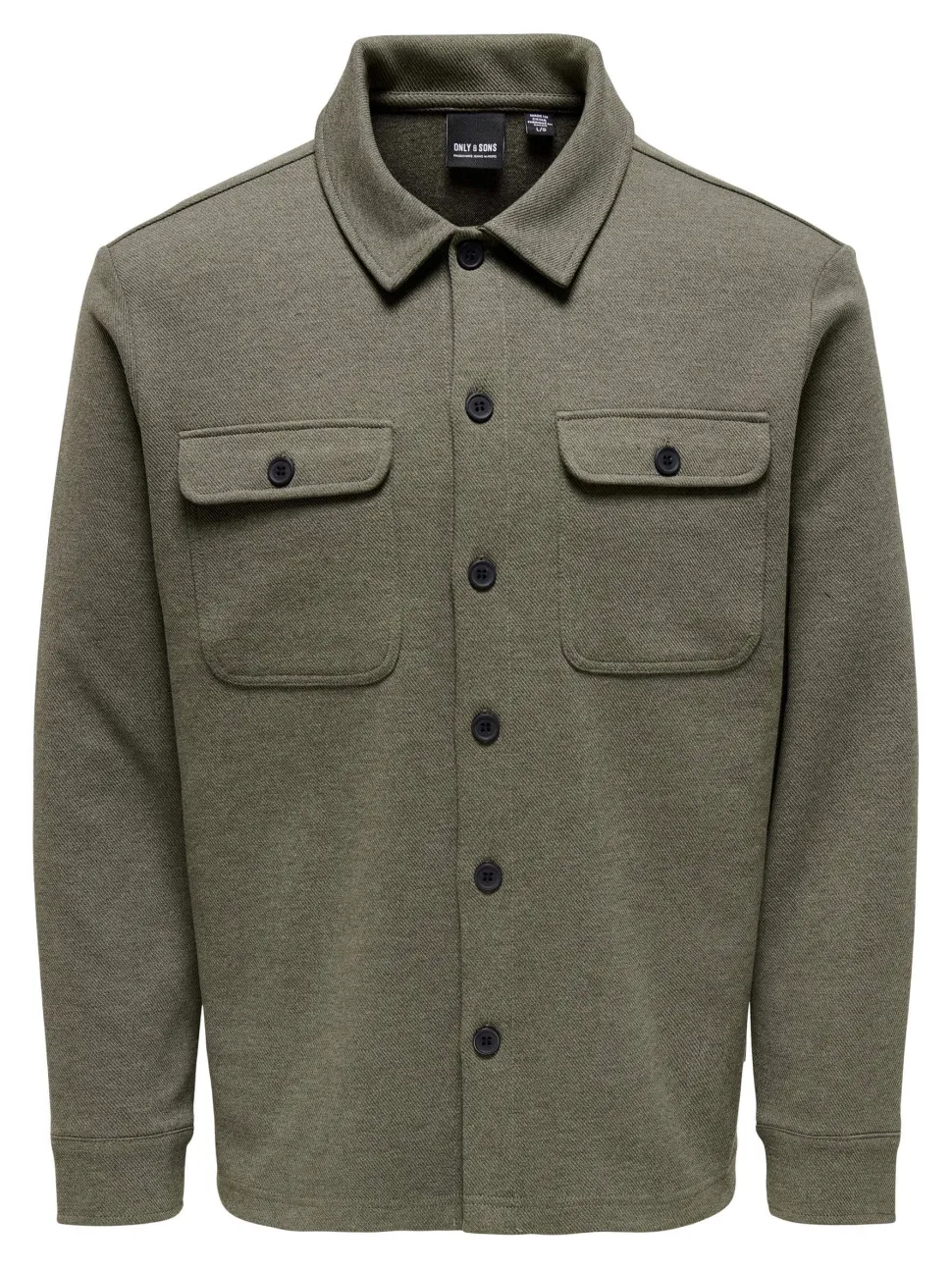 Only and Sons miesten paita, KODYL OVERSHIRT Armeijanvihreä