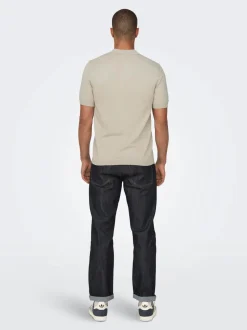 Only and Sons miesten pikeepaita, WYLER LIFE POLO KNIT Beige