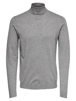 Only and Sons Miesten Pooloneule, Wyler Life Roll Neck Nos Keskiharmaa