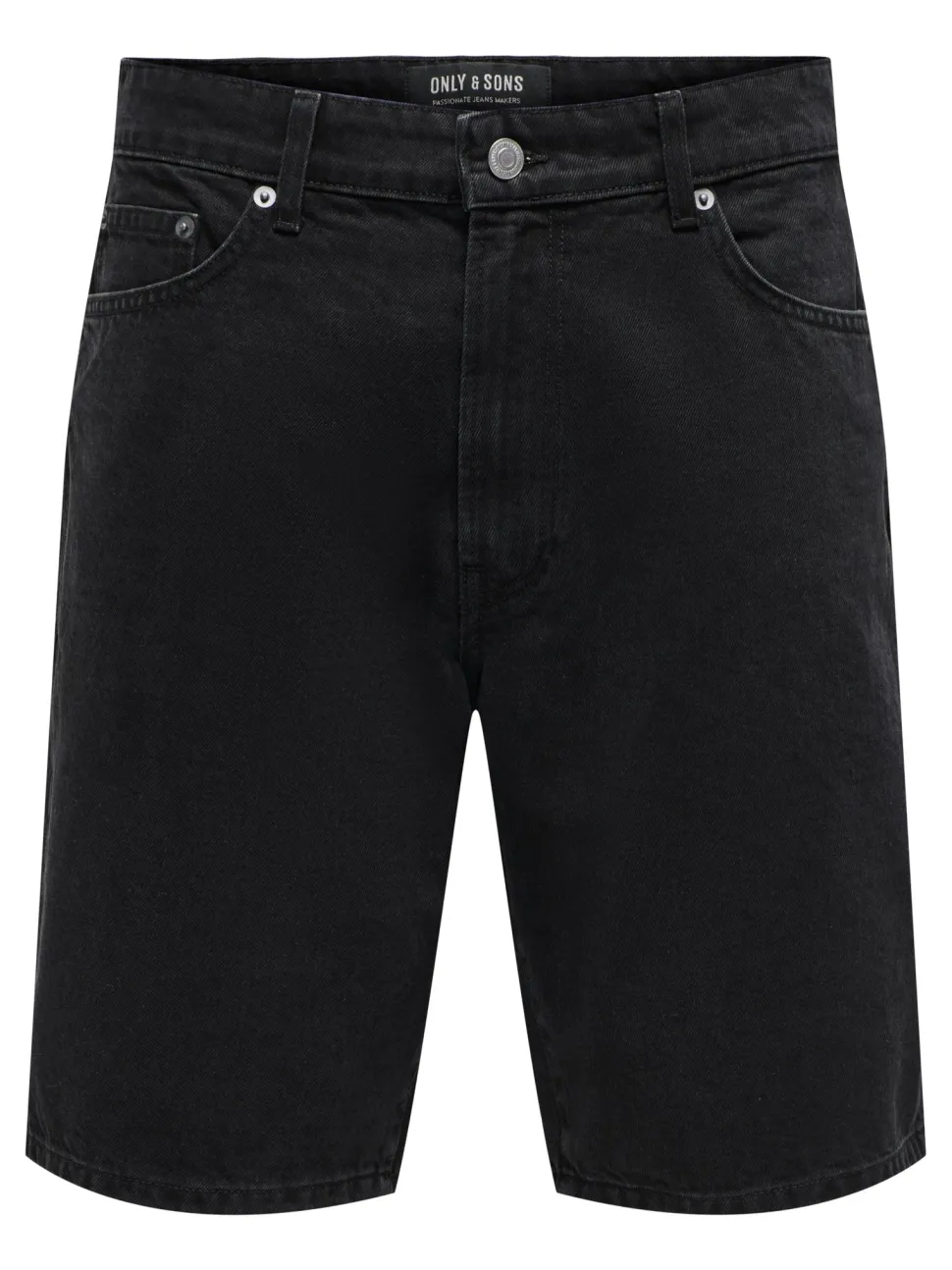 Only and Sons miesten shortsit, FADE BLACK SHORTS Hiilenmusta