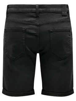 Only and Sons Miesten Shortsit PLY LIFE REG BLK JOG Musta