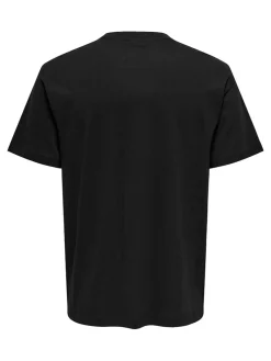 Only and Sons Miesten T-paita, Banksy RLX Tee Musta