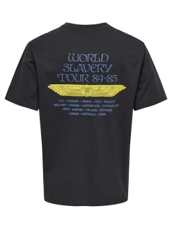 Only and Sons miesten t-paita, IRON MADEN T-SHIRT Phantom