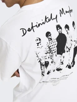 Only and Sons miesten t-paita, OASIS SS RLX TEE Valkoinen