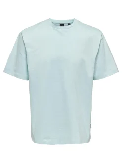 Only and Sons, Miesten T-Paita, Onsfred Rls Ss Tee Noos Mintunvihreä