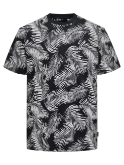 Only and Sons t-paita, PERRY REG LEAF Tummansininen