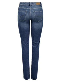 Only farkut, ONLALICIA REG STRT DNM DOT879 Sininen, Indigo