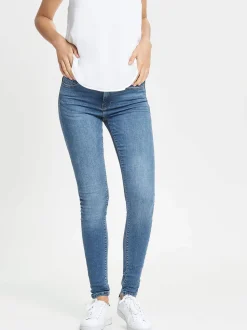 Only Naisten farkut, Paola Highwaist Jeans Indigo