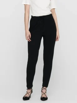 Only, Naisten Housut, Poptrash Easy Pant Musta