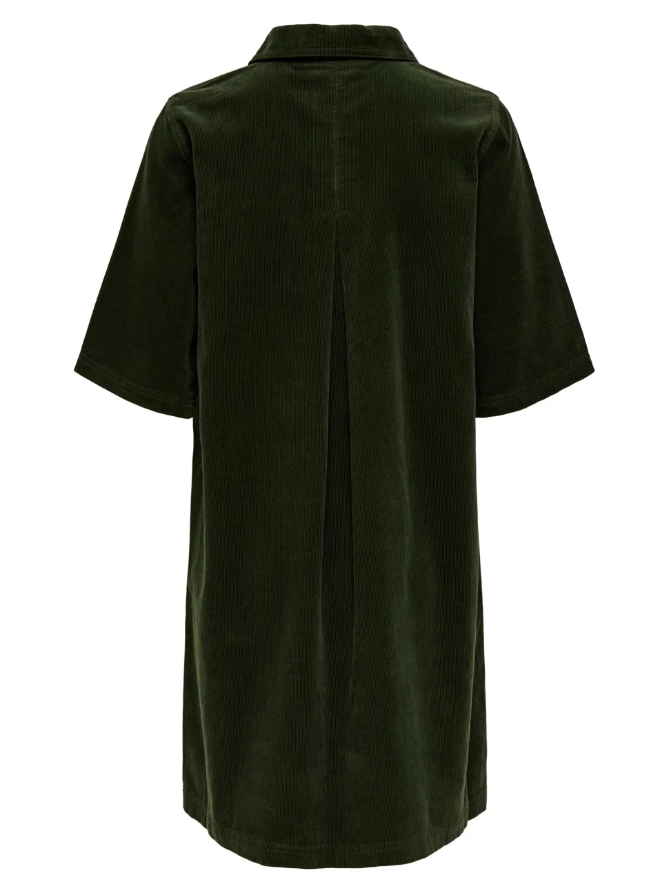 Only naisten mekko, ONLGRY-NESSA S/S CORD DRESS Armeijanvihreä