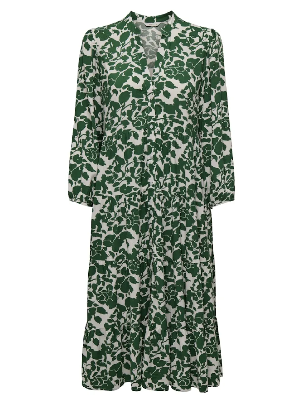 Only naisten mekko, ONLMILANA 7/8 DRESS WVN Vihreä Kuosi