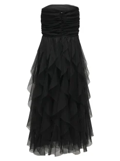 Only naisten mekko, ONLSKY SL LONG DRESS Musta