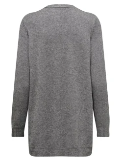 Only Naisten Neuletakki, Lesly Ls Open Cardigan Grafiitti