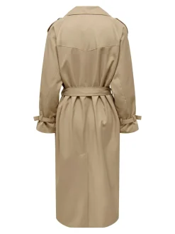 Only trenssi, ONLCHLOE TRENCHCOAT DOUBLE B. OTW Vaalea Beige