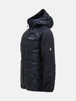 Peak Performance miesten takki M HELIUM DOWN HYBRID HOOD JACKET, musta