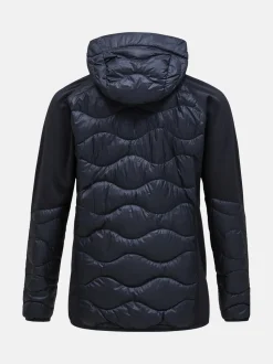 Peak Performance miesten takki M HELIUM DOWN HYBRID HOOD JACKET, musta