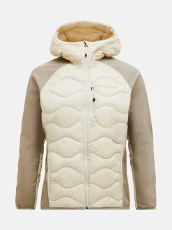 Peak Performance miesten takki, M HELIUM DOWN HYBRID HOOD Beige