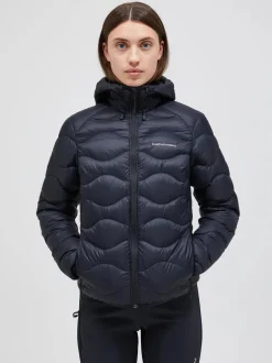 Peak Performance Naisten Kevytuntuvatakki, W Helium Down Hood Jacket Musta