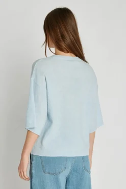 Philosophy Blues Original naisten neulepusero, MONTERO KINT SWEATER Vaaleansininen
