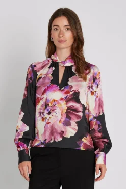 Philosophy Blues Original naisten pusero, VISKO SORIN BLOUSE Kuosi, Punainen