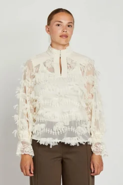 Philosophy Blues Original Naisten Pusero, ROYAL BLOUSE Luonnonvalkoinen