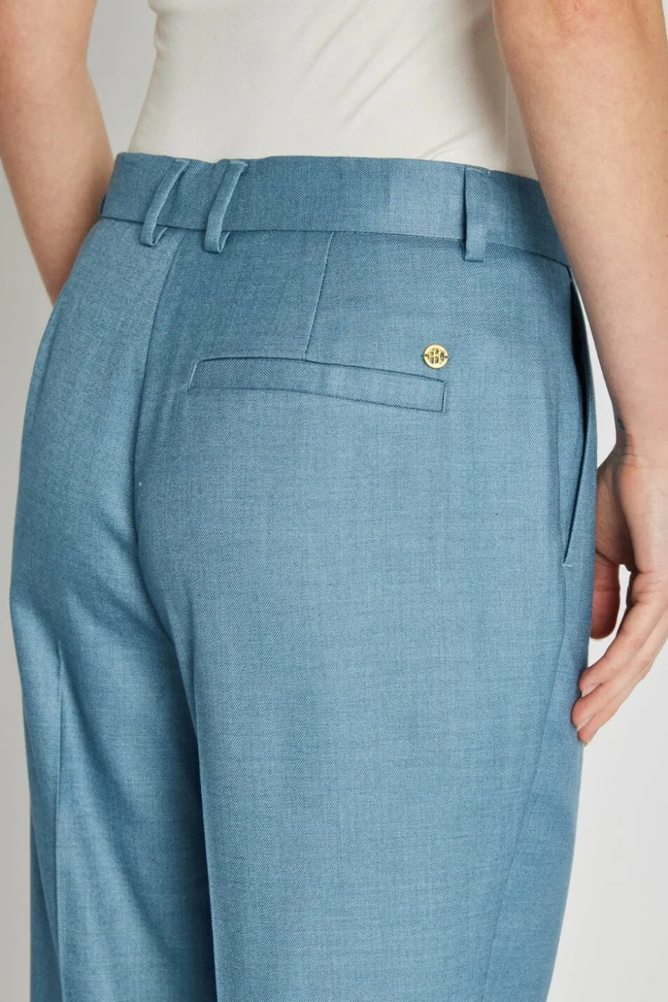 Philosophy Blues Original naisten suorat housut, AMAGO PANTS Vaaleansininen