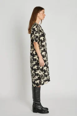 Philosophy Blues Original naisten mekko, MINT DRESS Mustavalkoinen