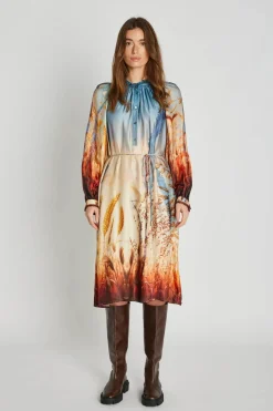 Philosophy Blues Original naisten mekko, CANNON DRESS Monivärinen Kuosi