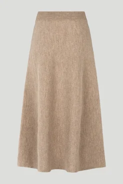 Philosophy Blues Original naisten hame, MANTRA KNIT SKIRT Vaalea Beige